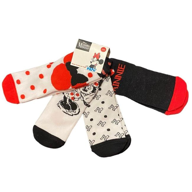 Minnie Mouse licencirane čarape za djevojčice, 4 para, veličine DONJE RUBLJE, ČARAPE: ZO_2252c006-4562-11ee-82a1-9e5903748bbe 1