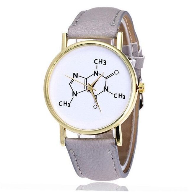 Dámske hodinky s chemickým vzorcom na ciferníku - rôzne farby 1
