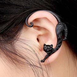 Punková náušnice na celé ucho - Kočka
