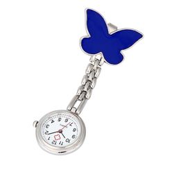 Джобен часовник с пеперуда