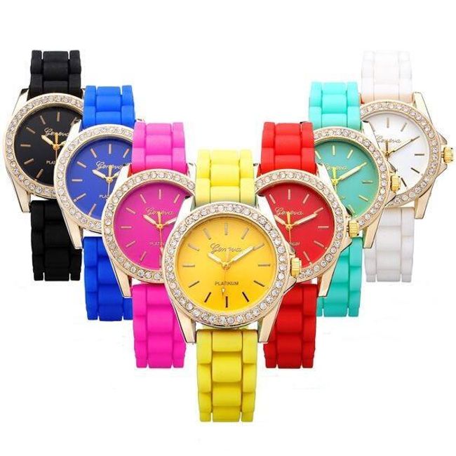 Silikonové hodinky v mnoha barvách 1