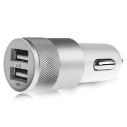 Încărcător universal pentru mașină cu porturi USB cu iluminare din spate - diverse culori