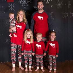 Świąteczna piżama dla całej rodziny - Tata - rozmiar 3, Rozmiary XS - XXL: ZO_223074-M