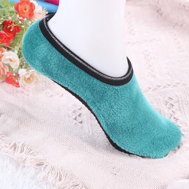Női meleg bokás zokni - 5 színben 1
