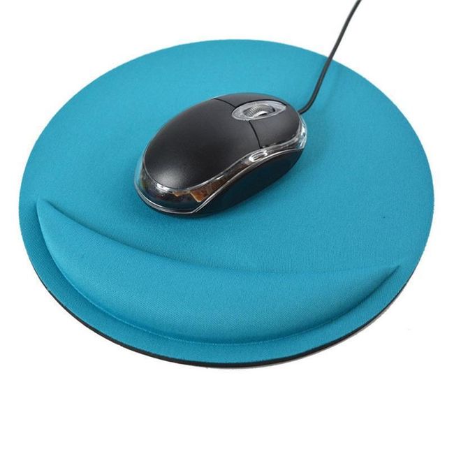Okrogla ergonomska podloga za miško - 6 barv 1