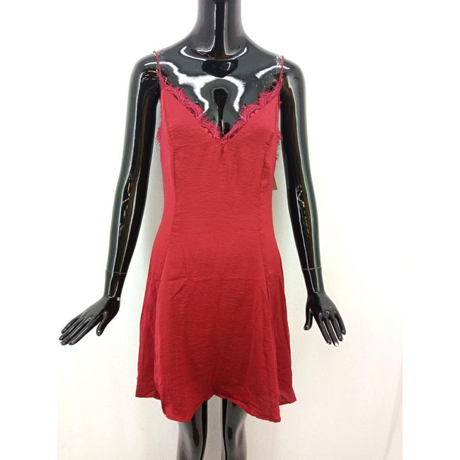 Dámské trendy šaty Sadie & Sage, rudé, Velikosti XS - XXL: ZO_85554-S 1