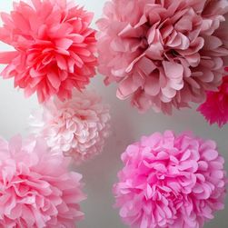 Декоративни цветя от хартия - повече цветове