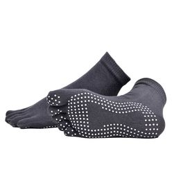 Спортни пръстови чорапи с точки против плъзгане