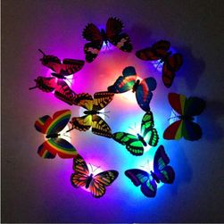 LED lampička s motýlem 
