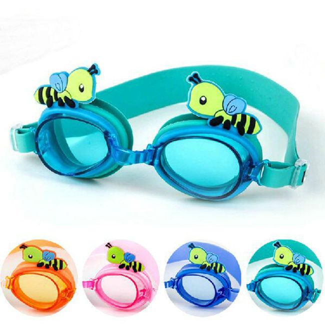 Plavecké brýle pro děti s motivem včeličky - 4 barvy 1
