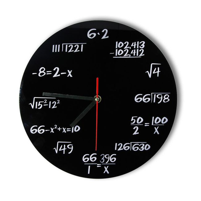 Zidni sat za strastvene matematičare 1