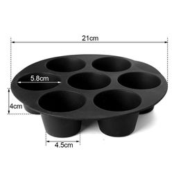Silicone airfryer mat for muffins Leonis