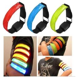 LED svítící reflexní pásek na ruku - 5 barev