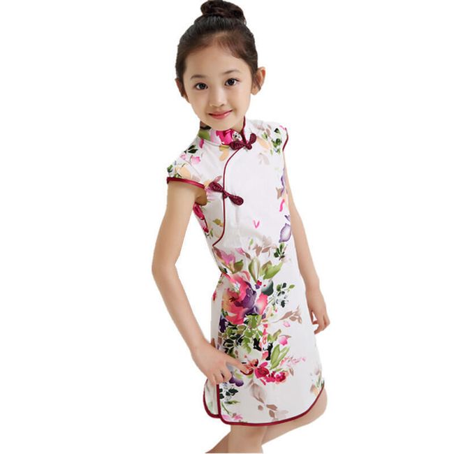 Dívčí šaty - květované, mnoho variant 1