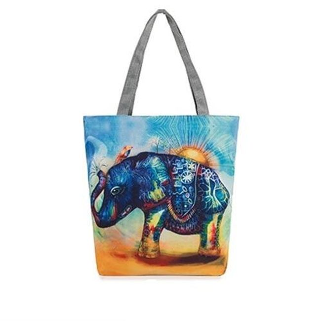 Dámská taška přes rameno s sloníky 1
