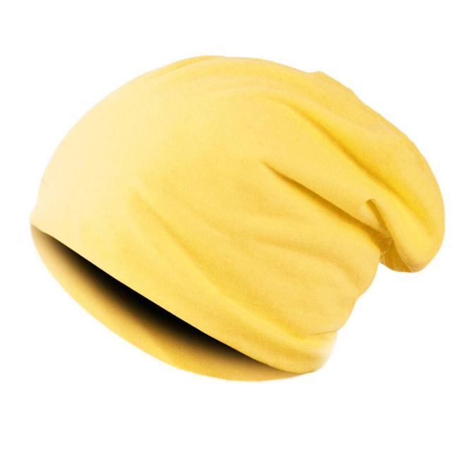 Unisex zimska kapa žuta boja 1