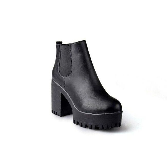 Členkové topánky na platforme Black_size 40, Veľkosti obuvi: ZO_237003-40 1