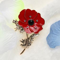 Dámská brož Poppie