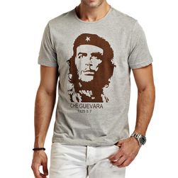Muška pamučna majica s printom lica - 3 boje