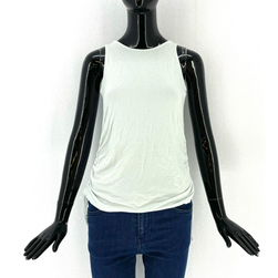 Ženska majica bez rukava sa bočnim skupljanjem Lole - svijetlo plava, veličine XS - XXL: ZO_898b7d56-1e2d-11ed-bbcf-0cc47a6c9c84