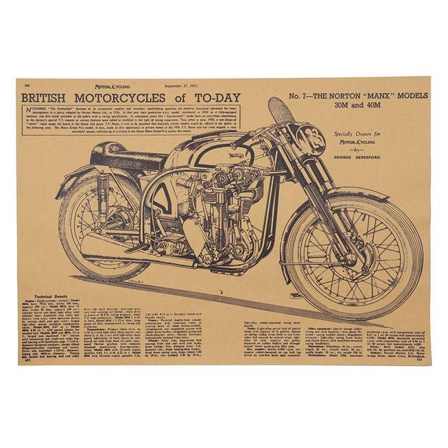 Плакат Motorcycle 1