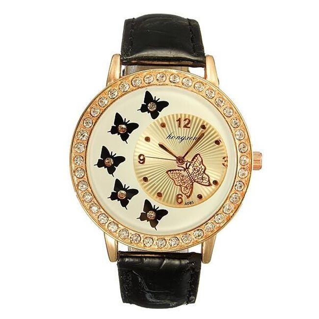 Eleganci zegarek z motywem motyli  1