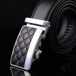 Pánský luxusní koženkový pásek se zajímavou sponou - více variant