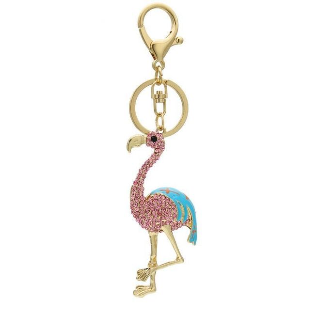 Zawieszka na klucze z motywem flaminga - 2 warianty 1
