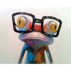 DIY obraz se žábou
