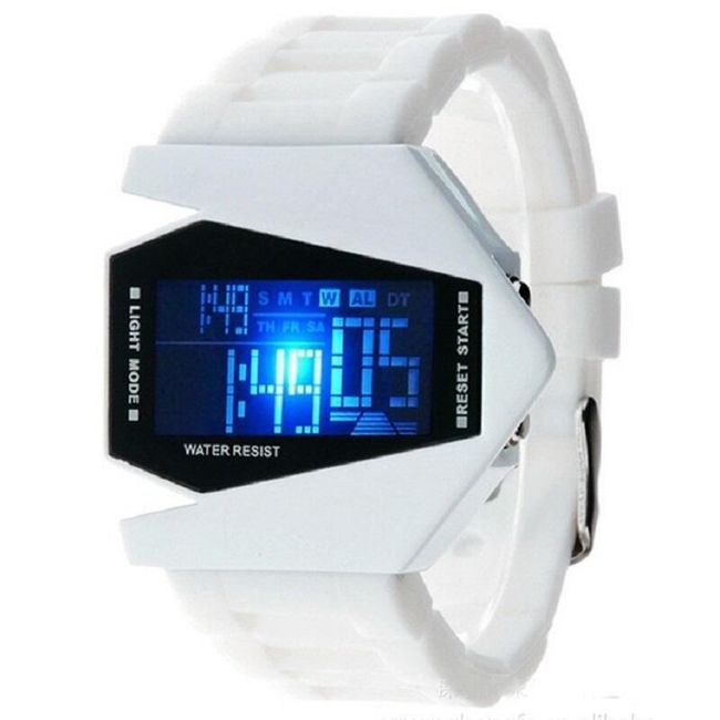 Дигитален часовник със силиконова каишка 1