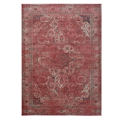 Červený koberec z viskózy Lara Rust, 160 x 230 cm ZO_273935