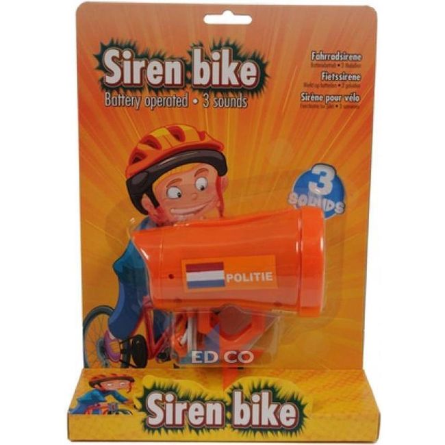 Policyjna syrena rowerowa - pomarańczowa ZO_106820 1