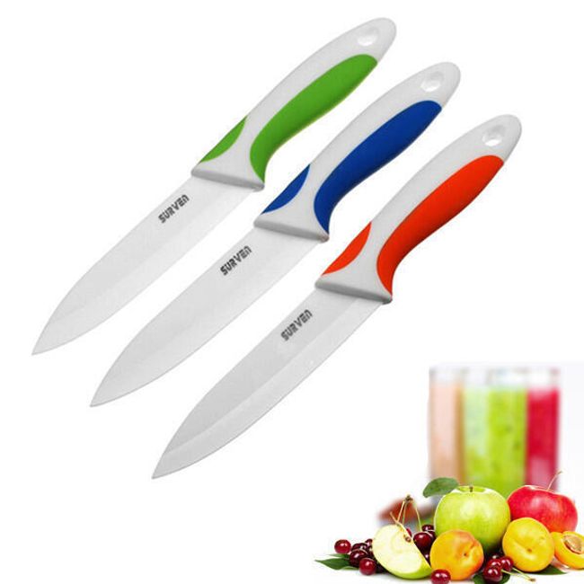 Keramický nůž ve třech barevných variantách 1