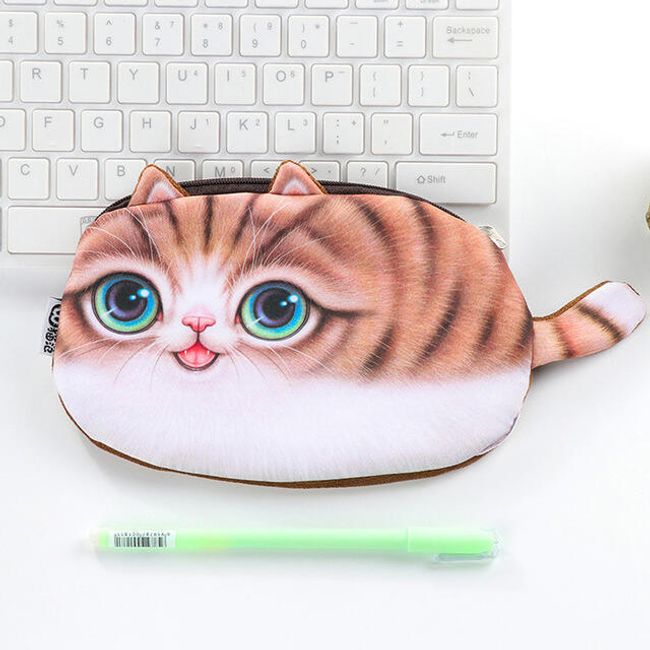 Pouzdro na tužky s motivem roztomilých kočiček 1