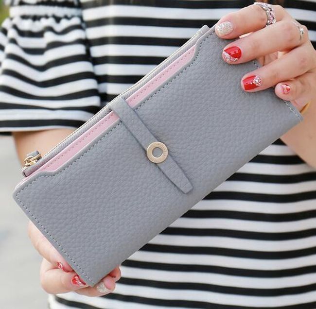 Elegantná dámska peňaženka - viac farieb 1