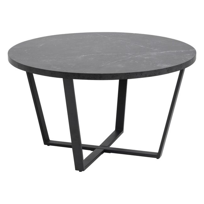 Černý kulatý konferenční stolek o 77 cm Amble ZO_156688 1