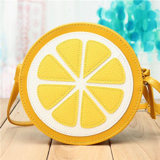 Dámska kabelka v tvare citróna 1