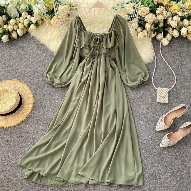 Women's long sleeved dress Aura 1