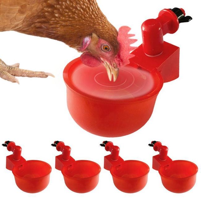 Automatic chicken watering cups 5x 1