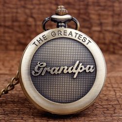 Zegarek kieszonkowy w stylu vintage dla najlepszego dziadka