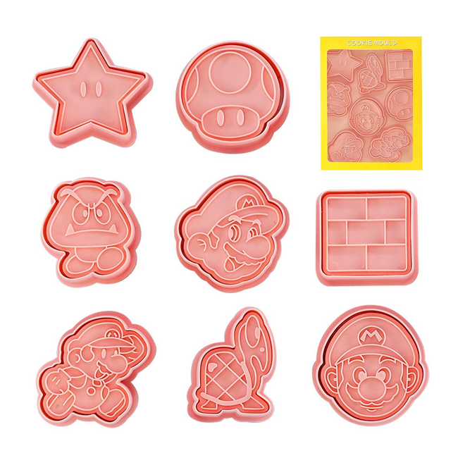 Dječji set kalupa za kekse, 3D Super Mario ZO_242626 1