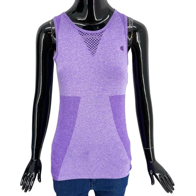 Ženska sportska majica bez rukava, NJIE, s prorezima, svijetloljubičasta, veličine XS - XXL: ZO_91d4edce-b420-11ed-9baf-9e5903748bbe 1