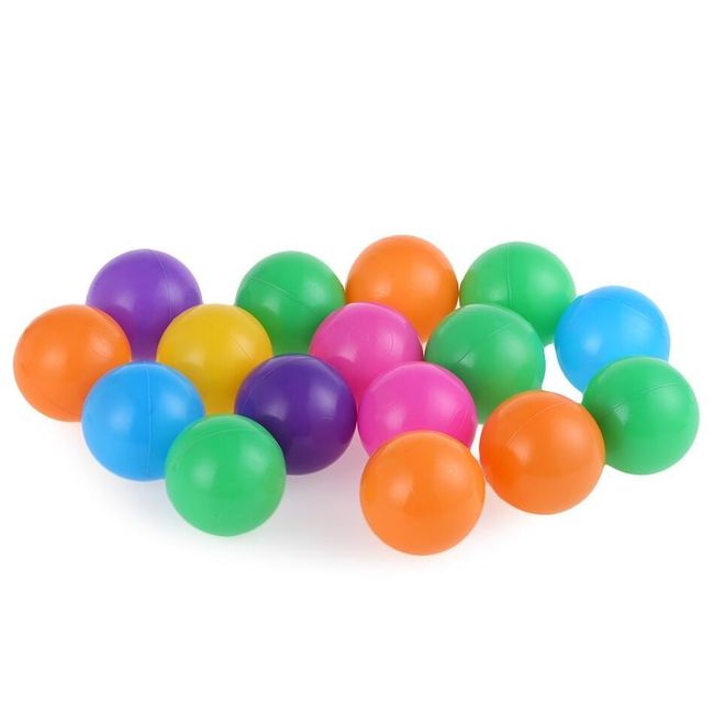 100 броя пластмасови топки за басейн за деца 1