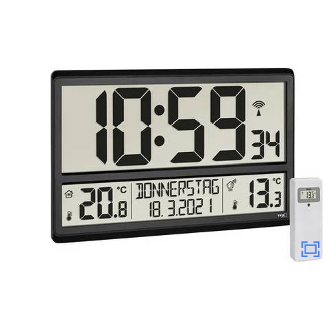 Zegar ścienny DCF 360 mm x 28 mm x 235 mm ZO_98-1E11159 1