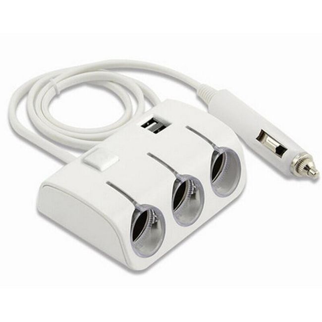 Háromutas hub USB és LED világítással 1