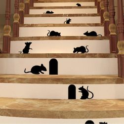 Samolepka na zeď - Myšičky