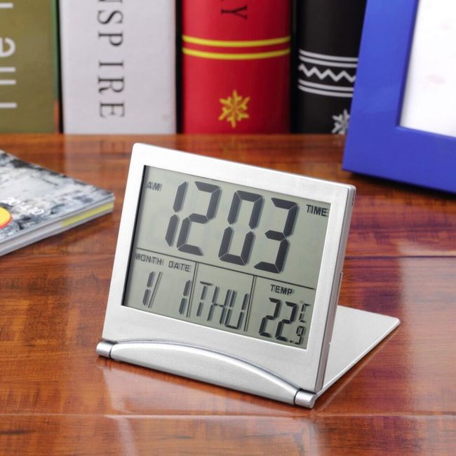 Цифров домашен будилник с термометър 1
