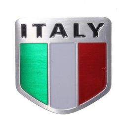 Naklejka aluminiowa na samochód Italy