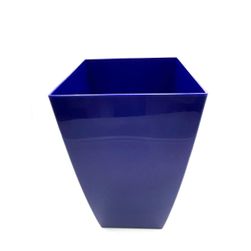 Plastikowa osłonka na doniczkę 35 cm - niebieska ZO_98-1E4091