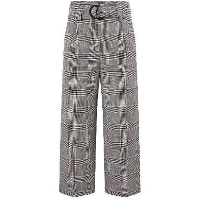 Ženske modne hlače s pasom Oodji, Tekstilne velikosti CONFECTION: ZO_dbf76754-e23e-11ee-9246-7e2ad47941cc 1